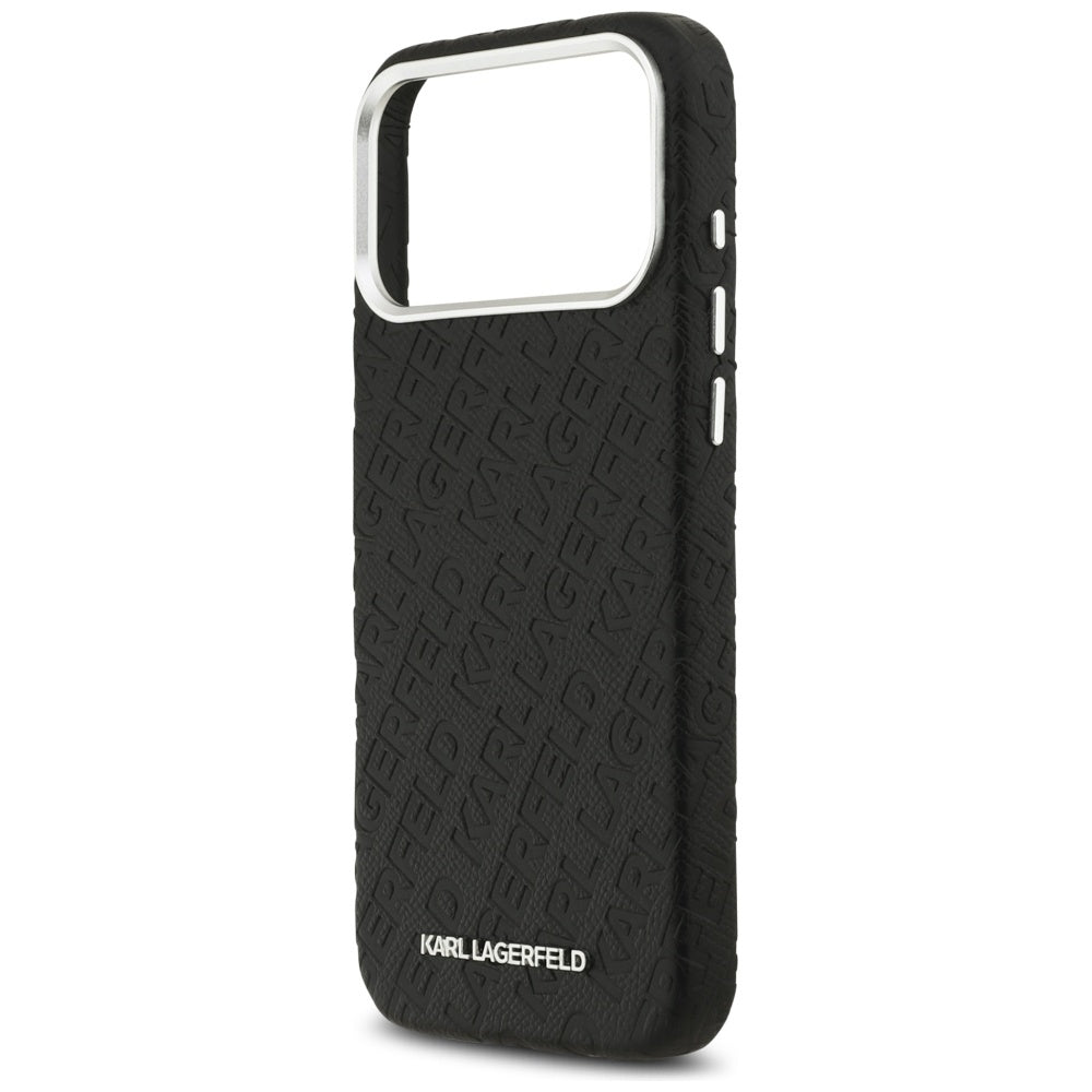 Karl Lagerfeld FW Stamped Karl MagSafe Case for iPhone 17 Pro Max - Black_5