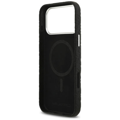 Karl Lagerfeld FW Stamped Karl MagSafe Case for iPhone 17 Pro Max - Black_6