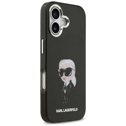 Karl Lagerfeld IML Aquarelle Karl &amp; Logo MagSafe Case for iPhone 17 - Black_3