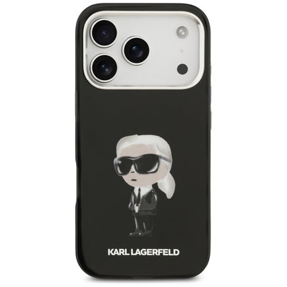 Karl Lagerfeld IML Aquarelle Karl &amp; Logo MagSafe Case for iPhone 17 Pro - Black_2