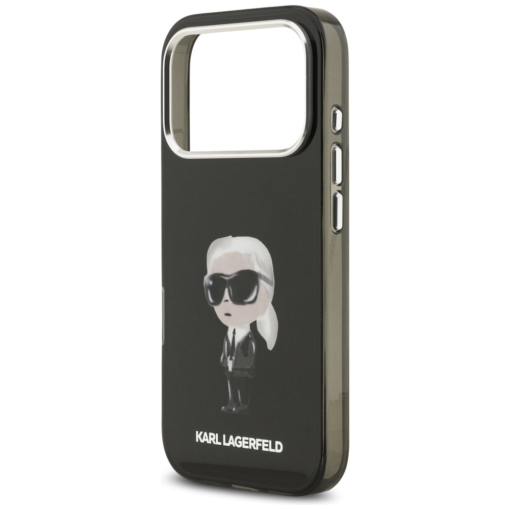 Karl Lagerfeld IML Aquarelle Karl &amp; Logo MagSafe Case for iPhone 17 Pro - Black_5
