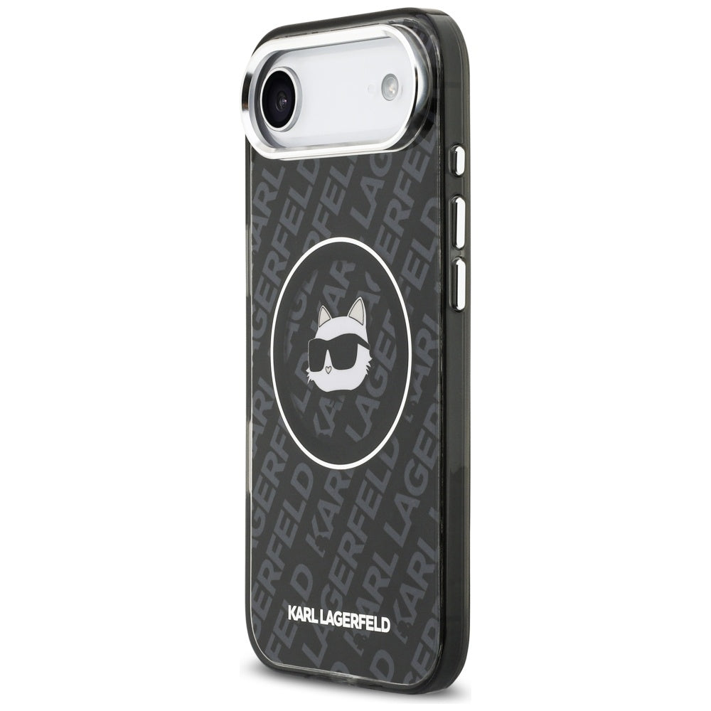 Karl Lagerfeld IML Choupette Head Logo MagSafe iPhone Air Case - Black_1
