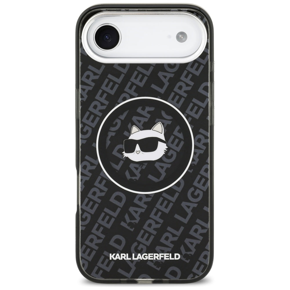 Karl Lagerfeld IML Choupette Head Logo MagSafe iPhone Air Case - Black_2