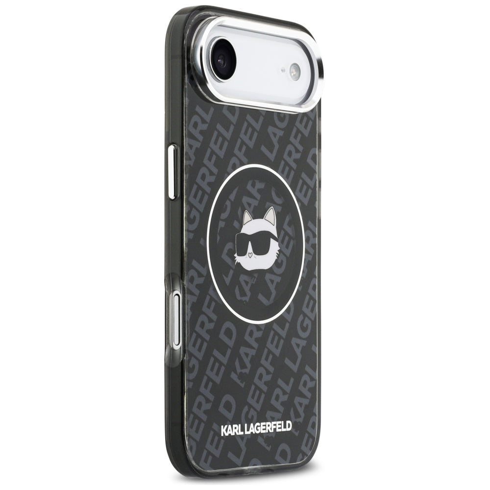 Karl Lagerfeld IML Choupette Head Logo MagSafe iPhone Air Case - Black_3