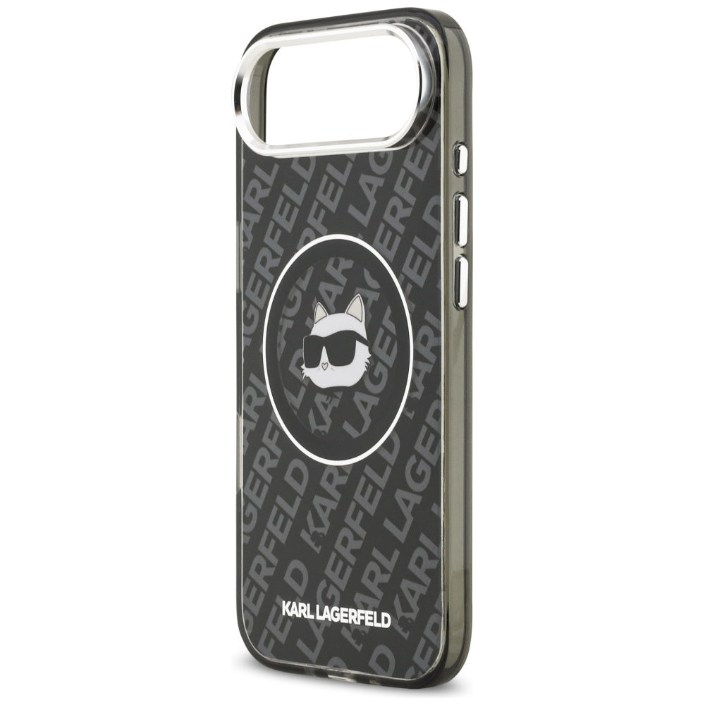 Karl Lagerfeld IML Choupette Head Logo MagSafe iPhone Air Case - Black_5
