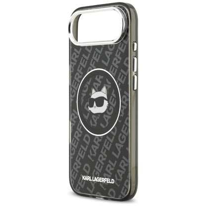 Karl Lagerfeld IML Choupette Head Logo MagSafe iPhone Air Case - Black_5