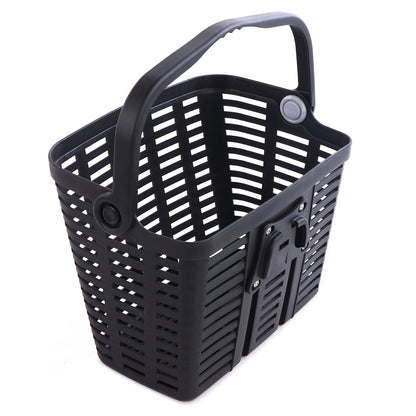 Wozinsky WKR-PK plastic handlebar bicycle basket - black_3