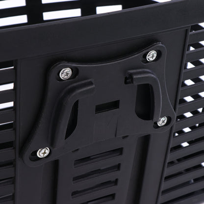 Wozinsky WKR-PK plastic handlebar bicycle basket - black_4