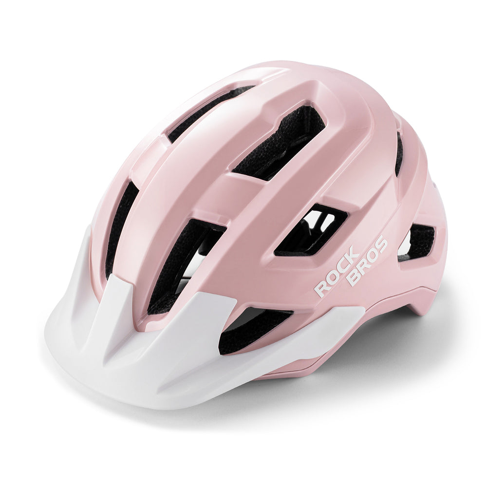 Rockbros LK-67 Youth Bike Helmet with Detachable Visor 54–58 cm - Pink_0