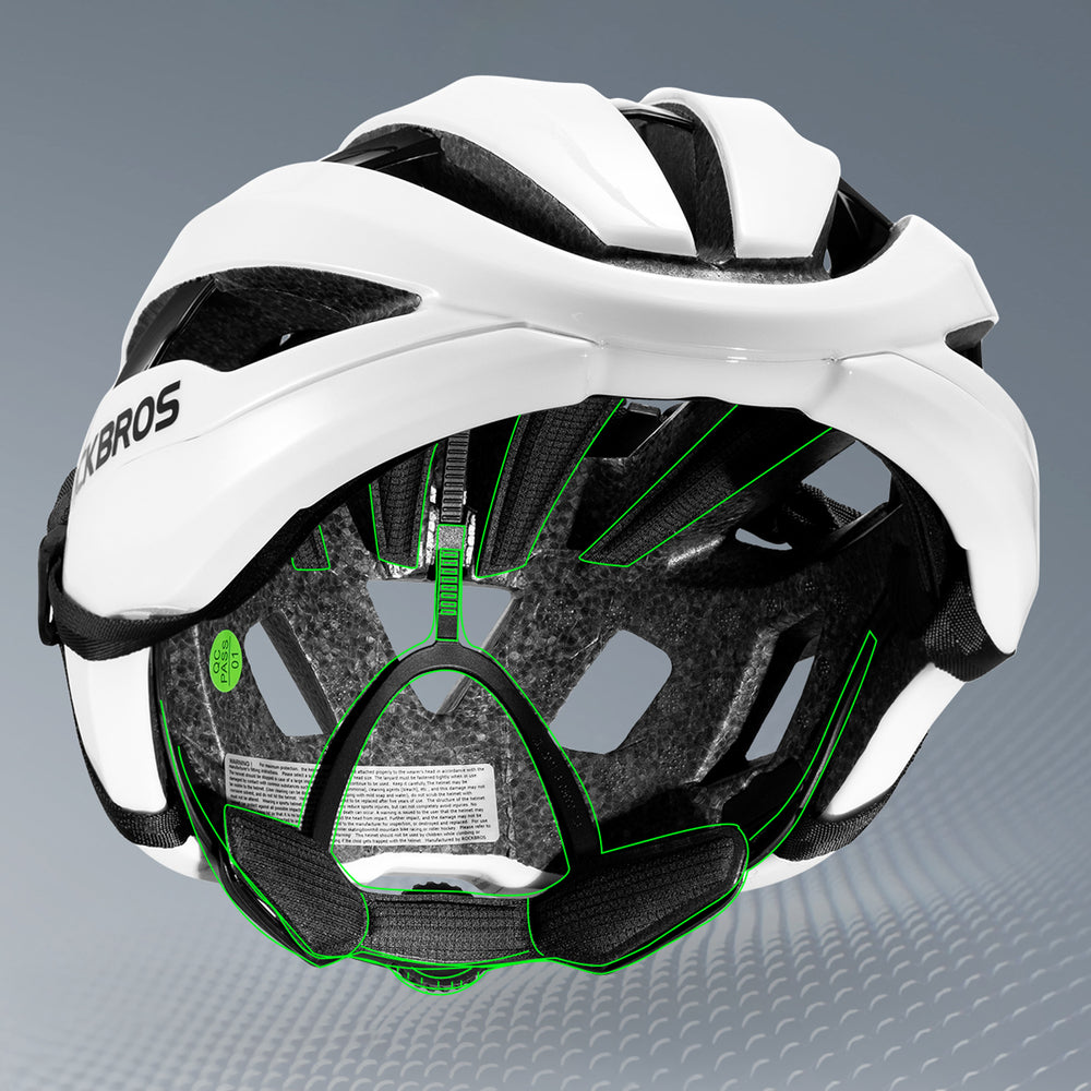 Rockbros LK-79 Bike Helmet 58–62 cm - White_4