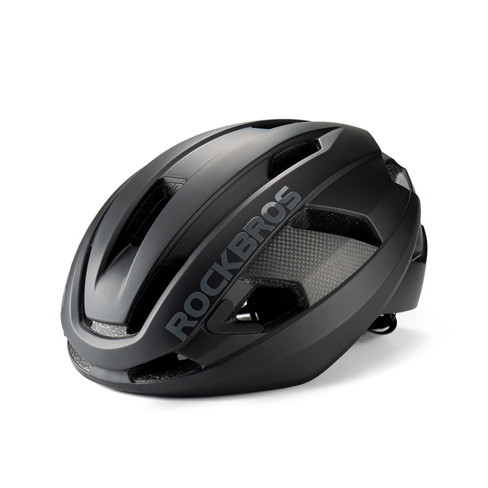 Rockbros LK-15 Carbon Fiber Bike Helmet 58-62cm - Black_0