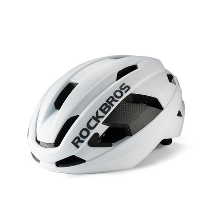 Rockbros LK-15 Carbon Fiber Bike Helmet 58-62cm - White_0