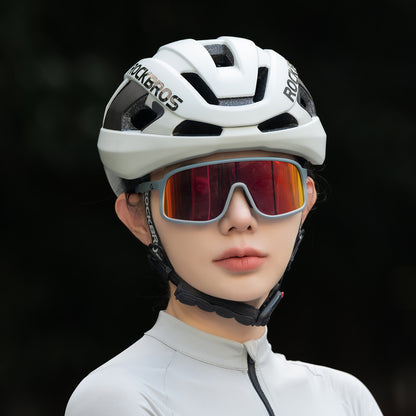 Rockbros LK-15 Carbon Fiber Bike Helmet 58-62cm - White_1
