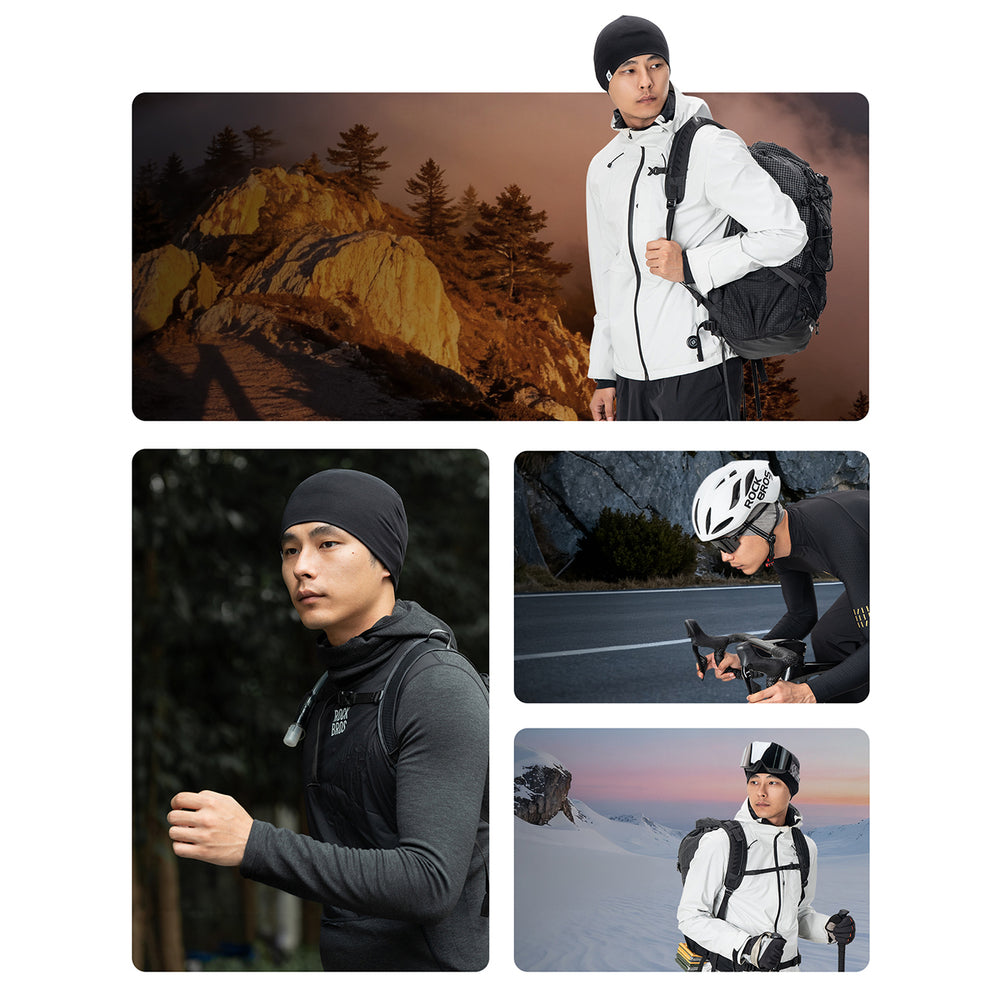 Rockbros YDM002 Tencel + Wool Hat, One Size, Black_5