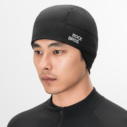 Rockbros M015 Winter Reversible Cycling Cap Size 54-61 cm - Black_2