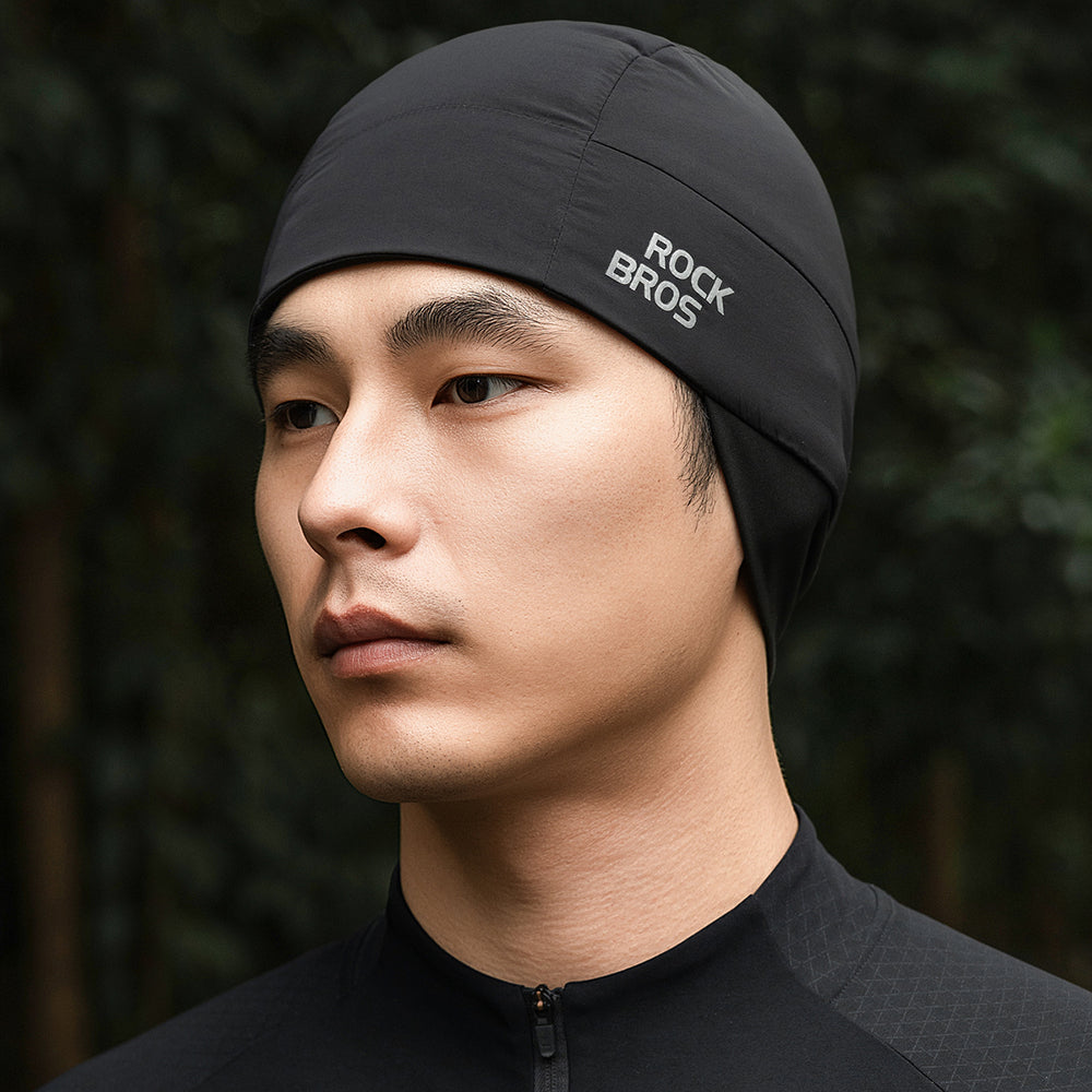 Rockbros M015 Winter Reversible Cycling Cap Size 54-61 cm - Black_6