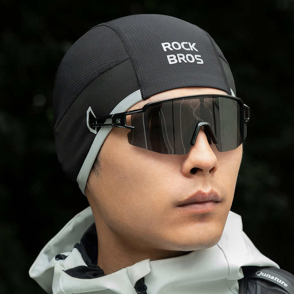 Rockbros M016 Winter Windproof Cycling Cap Size 54-61 cm - Black_2