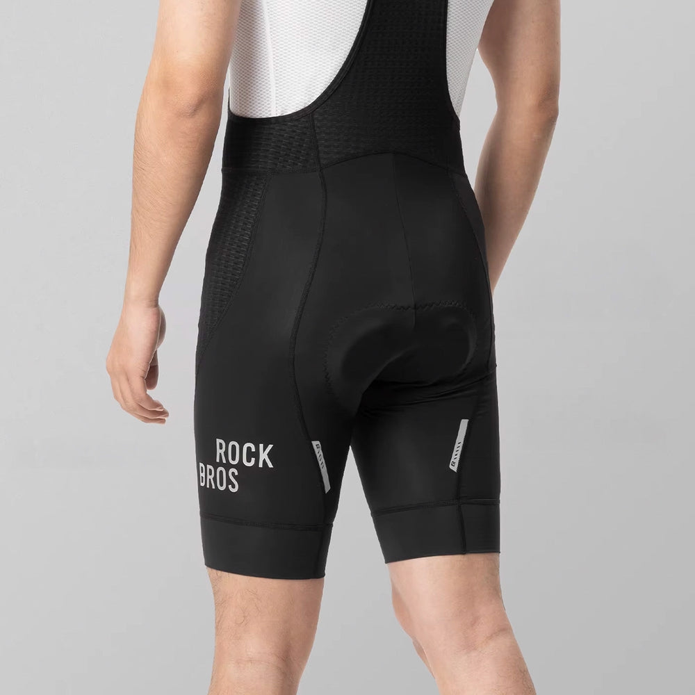 Rockbros YDDK009 Men's Cycling Bib Shorts with Pad Size L - Black_6
