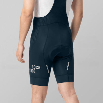 Rockbros YDDK009 Men's Cycling Bib Shorts with Pad Size XXL - Dark Blue_5