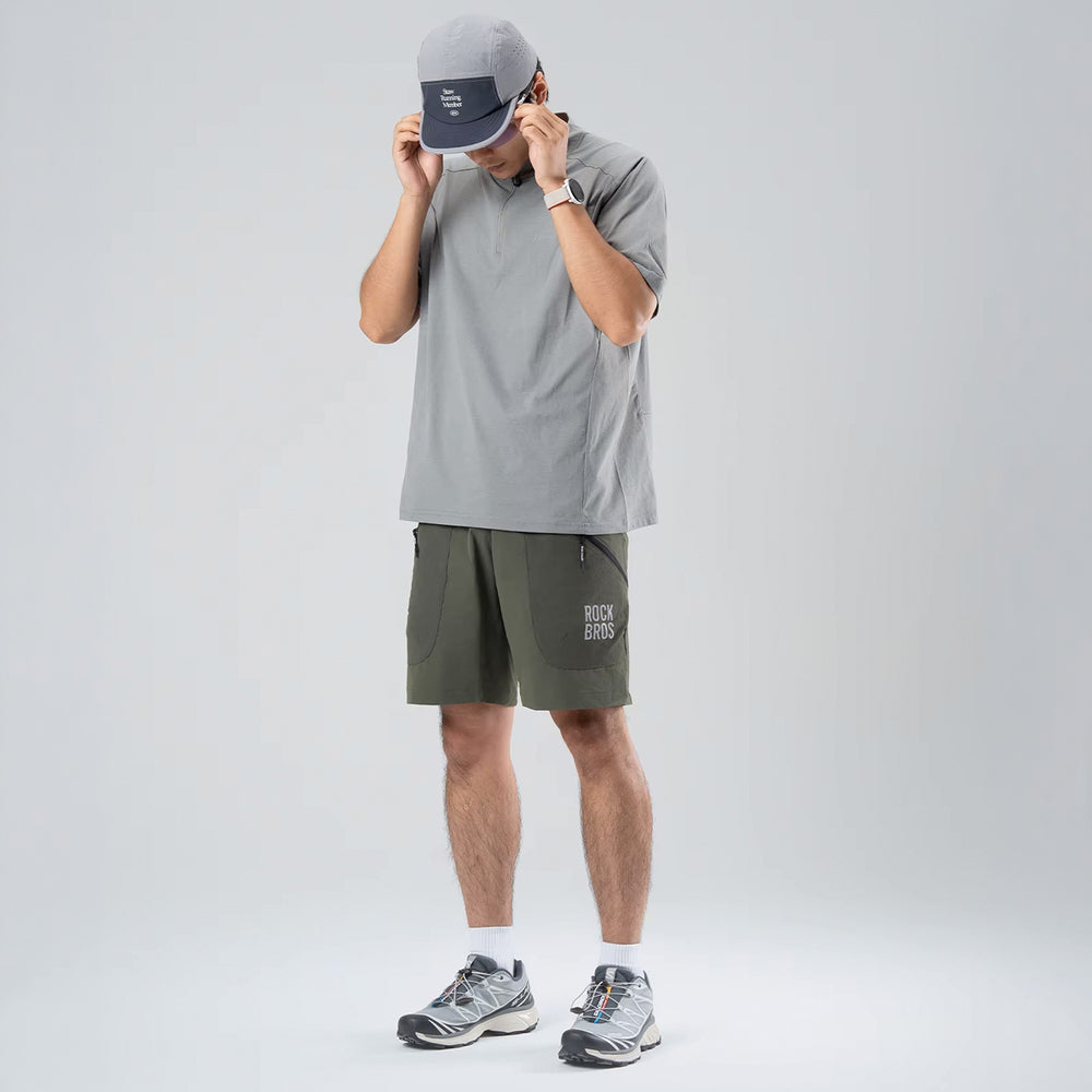 Rockbros YDDK015 shorts with belt size L - green_6