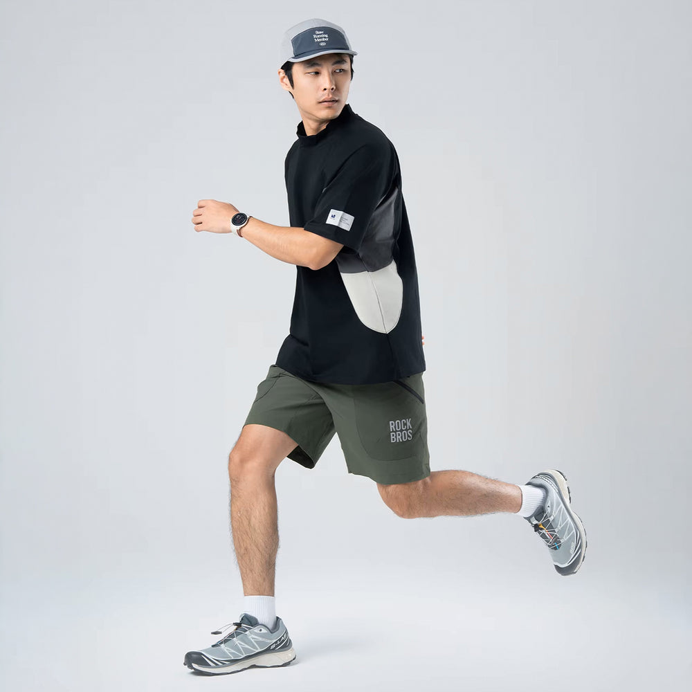 Rockbros YDDK015 Shorts with Belt Size XL - Green_3