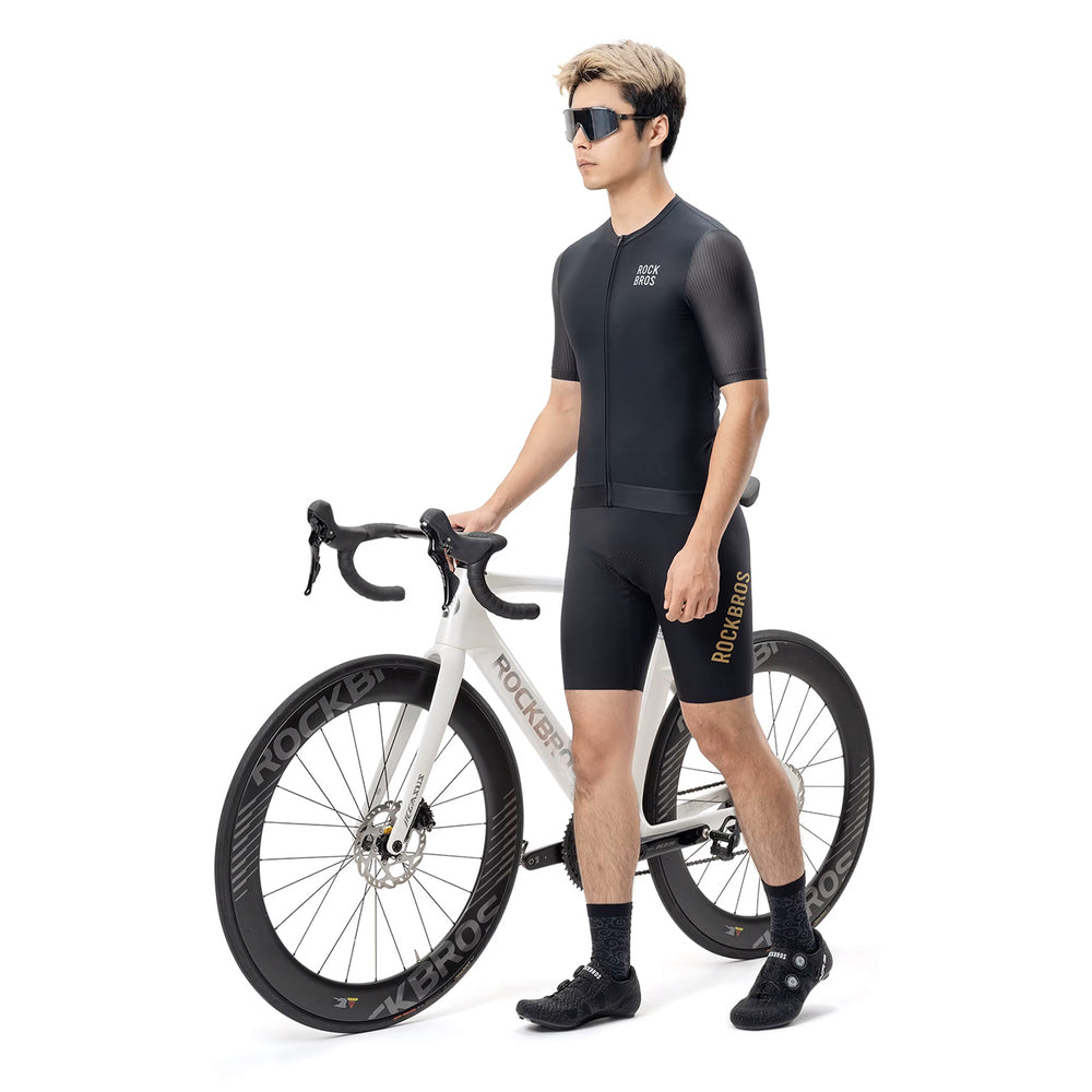 Rockbros 15200025 Short Sleeve Cycling Jersey Size XS - Black_3