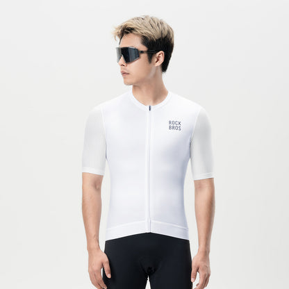 Rockbros 15200025 Short Sleeve Cycling Jersey Size S - White_1