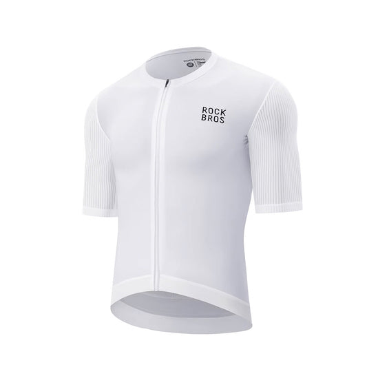 Rockbros 15200025 Short Sleeve Cycling Jersey Size M - White_0