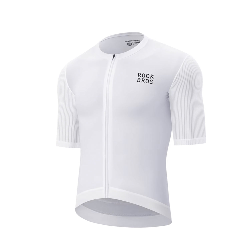 Rockbros 15200025 Short Sleeve Cycling Jersey Size XXXL - White_0