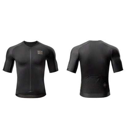 Rockbros YDDX011 Diamond Short Sleeve Cycling Jersey Size XS - Black_2