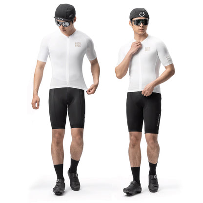 Rockbros YDDX011 Diamond Short Sleeve Cycling Jersey Size XS - White_2