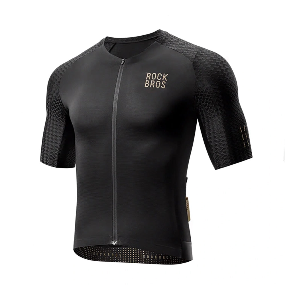 Rockbros YDDX011 Diamond Short Sleeve Cycling Jersey Size XXS - Black_0