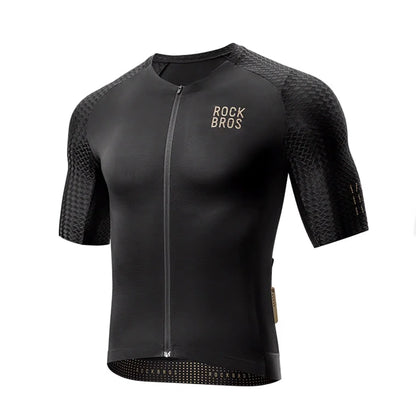 Rockbros YDDX011 Diamond Short Sleeve Cycling Jersey Size XXS - Black_0