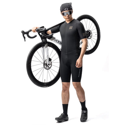 Rockbros YDDX011 Diamond Short Sleeve Cycling Jersey Size XXS - Black_4