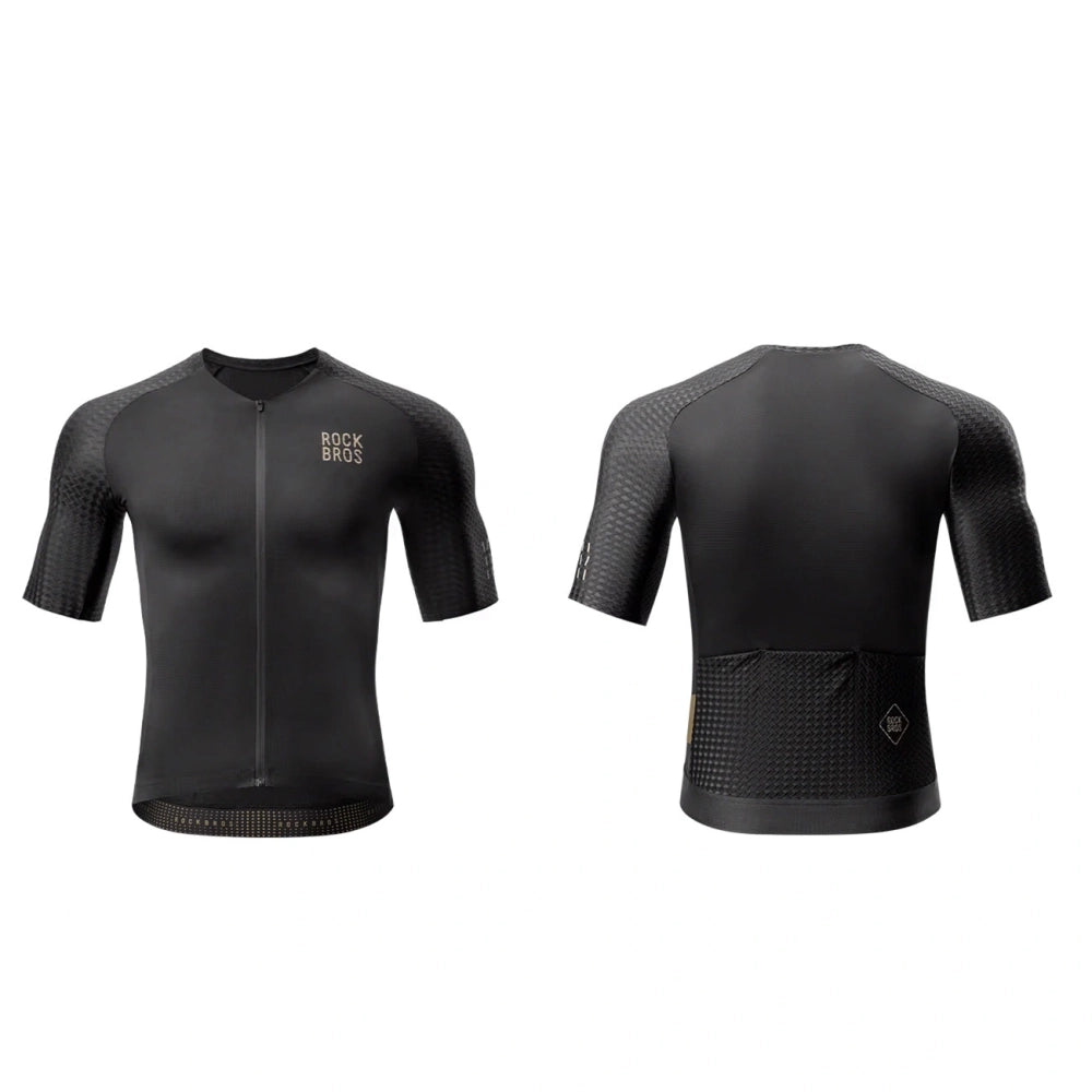Rockbros YDDX011 Diamond Short Sleeve Cycling Jersey Size XXS - Black_1