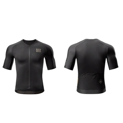 Rockbros YDDX011 Diamond Short Sleeve Cycling Jersey Size XXS - Black_1