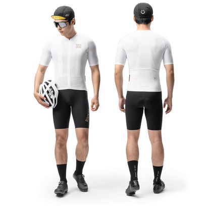 Rockbros YDDX011 Diamond Short Sleeve Cycling Jersey Size XXS - White_1