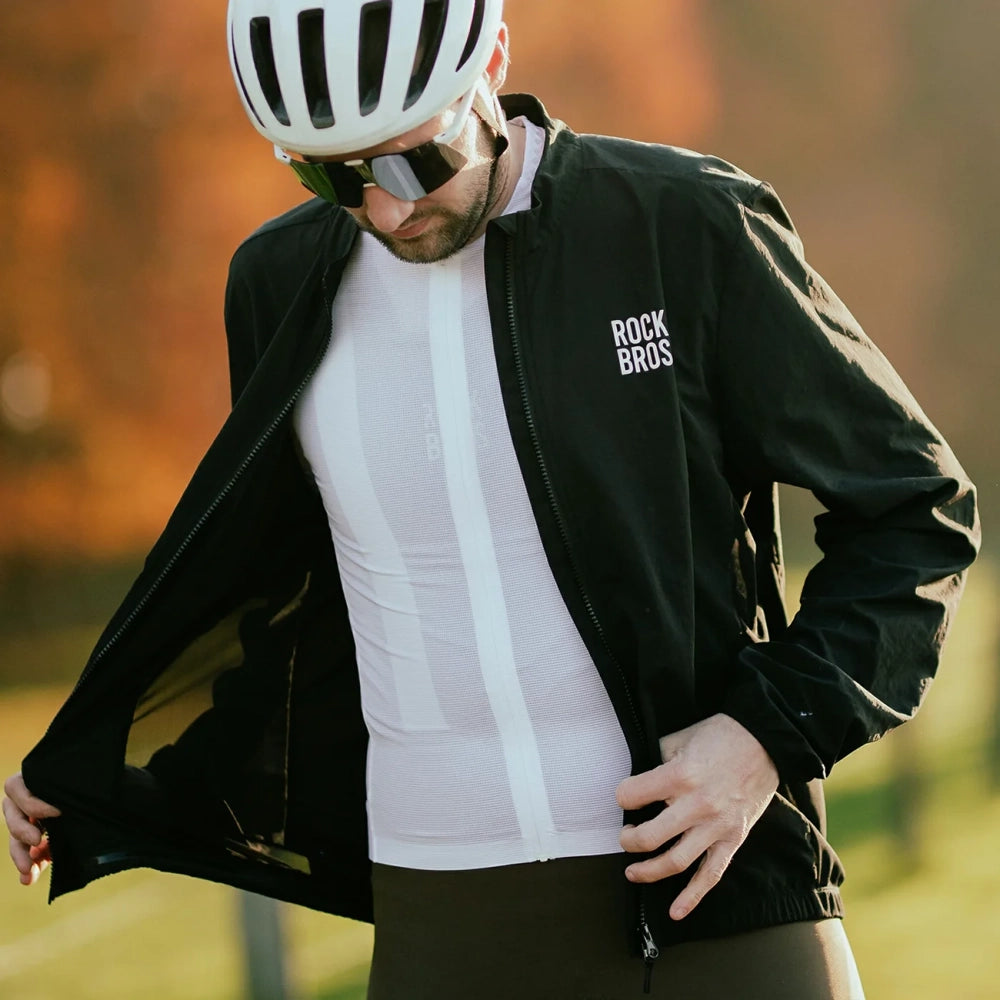 Rockbros YDCX008 Diamond Long Sleeve Cycling Jersey Size XL - White_4