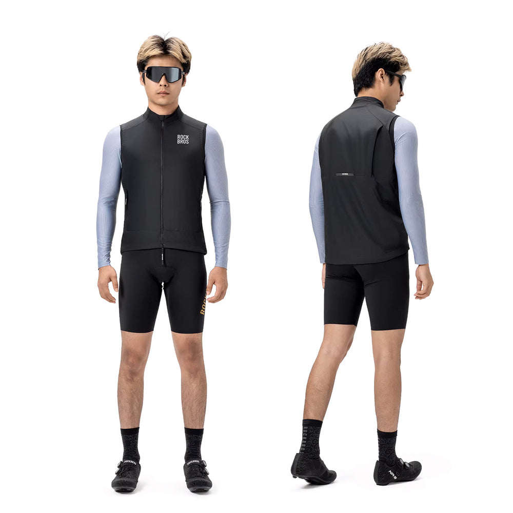 Rockbros YDMJ003 Spring/Autumn Windproof Vest Size XL - Black_6