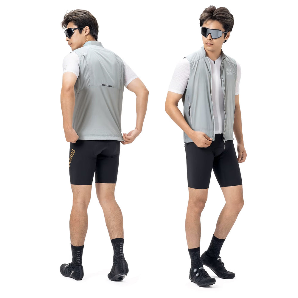 Rockbros YDMJ003 Spring/Autumn Windproof Vest Size L - White/Gray_3