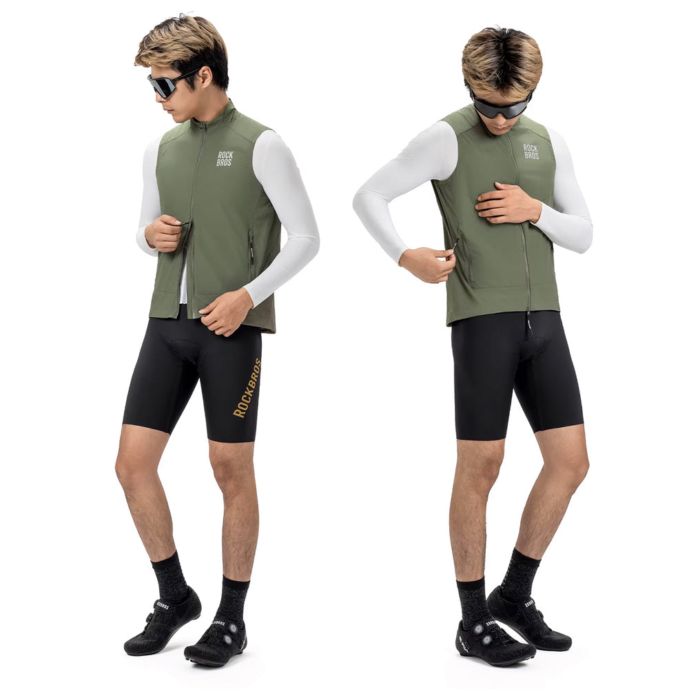 Rockbros YDMJ003 Windproof Vest Spring/Autumn Size S - Green_2