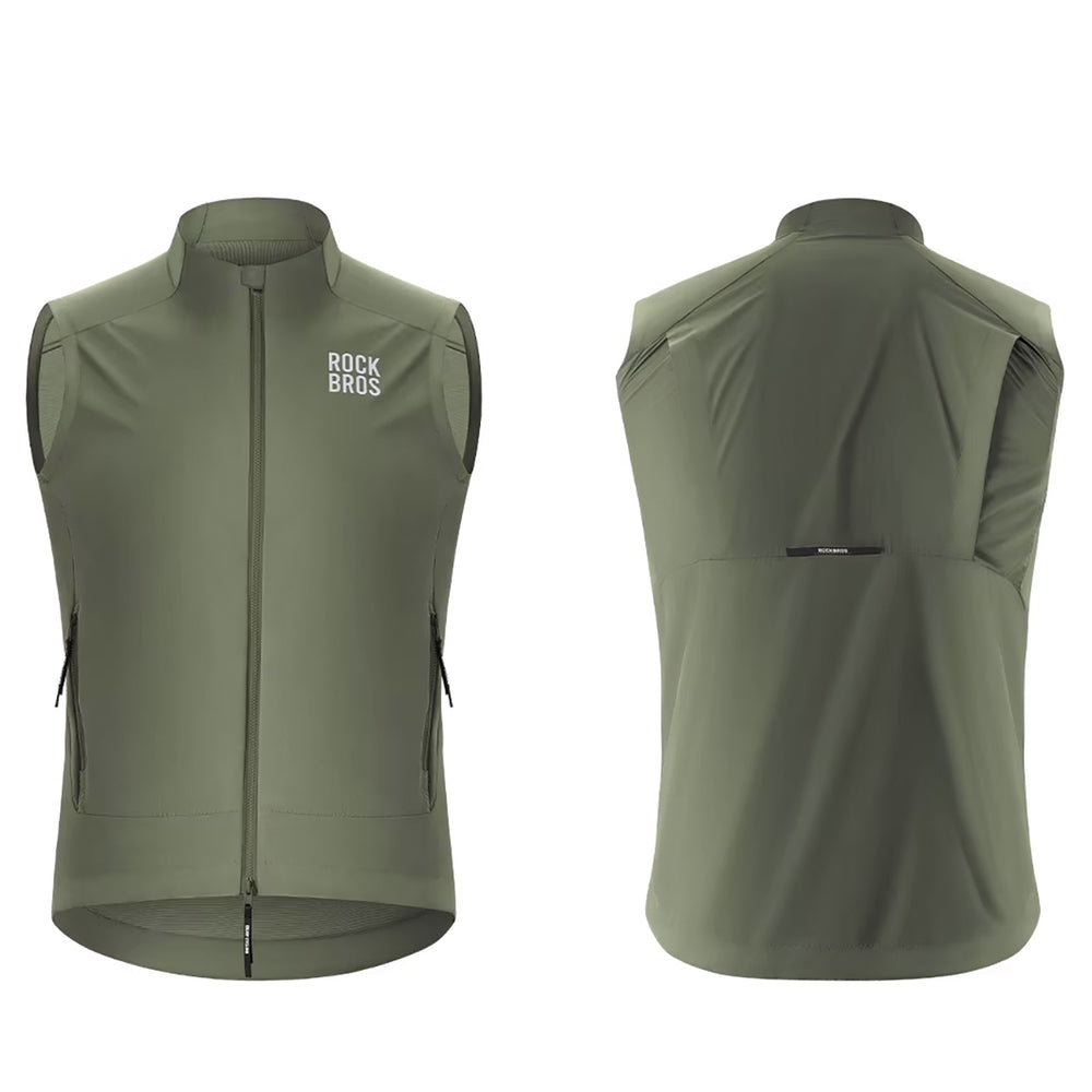 Rockbros YDMJ003 Windproof Vest Spring/Autumn Size XXL - Green_1