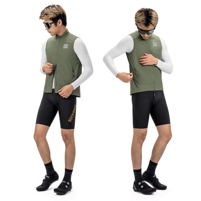 Rockbros YDMJ003 Windproof Vest Spring/Autumn Size XXL - Green_2