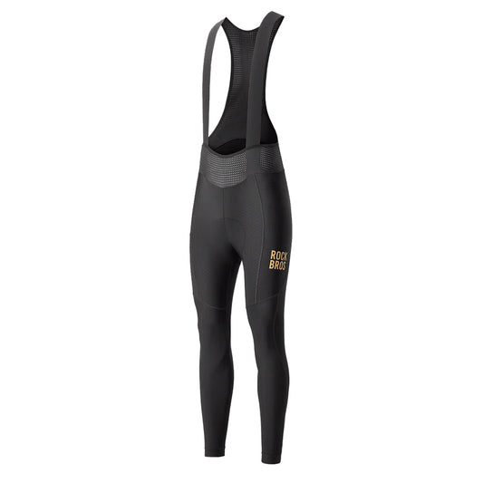 Rockbros YDCK012-1 Long Fleece Bib Tights with Pad Size XXL - Black_0