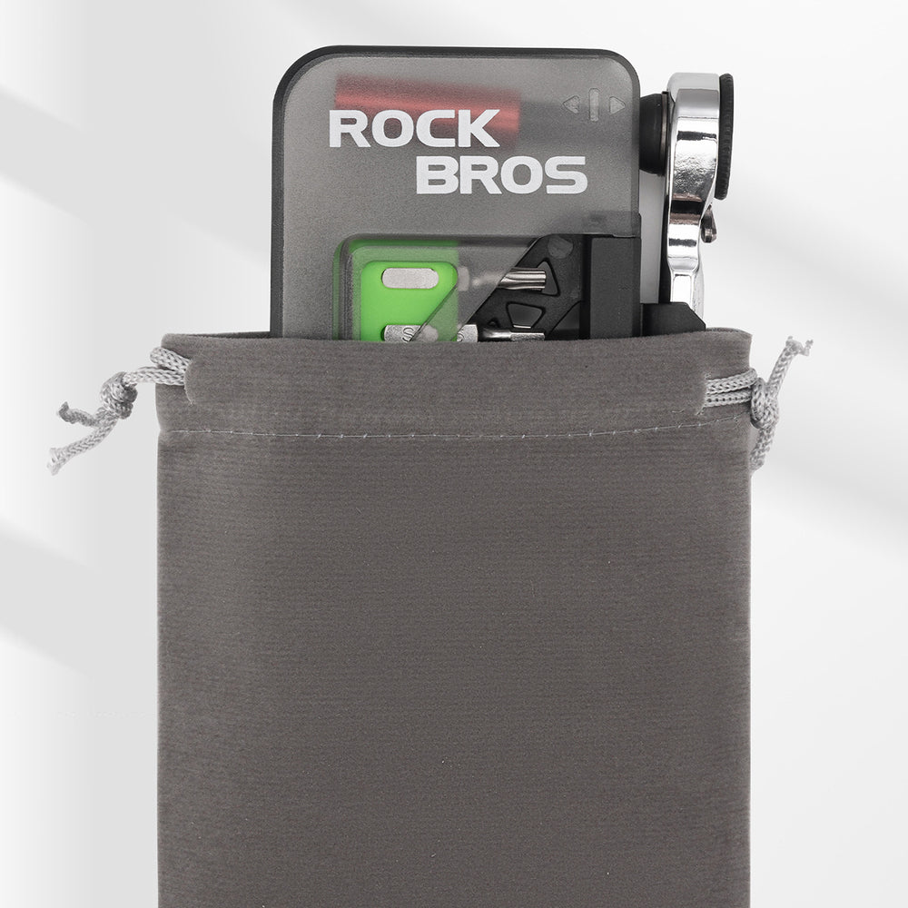 Rockbros Bike Tool Set with Mini Ratchet and Bits - Translucent Green_3
