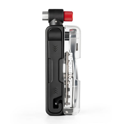 Rockbros Multitool Bike Tool Set with CO2 Pump and Ratchet Wrench - Black_1