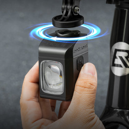 Rockbros M8 1600lm front bike light with remote control 10m rechargeable 4000 mAh - black_9