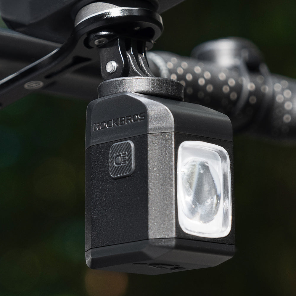 Rockbros M8 1600lm front bike light with remote control 10m rechargeable 4000 mAh - black_4