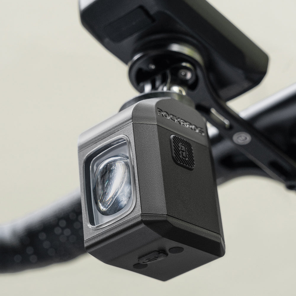 Rockbros M8 1600lm front bike light with remote control 10m rechargeable 4000 mAh - black_6