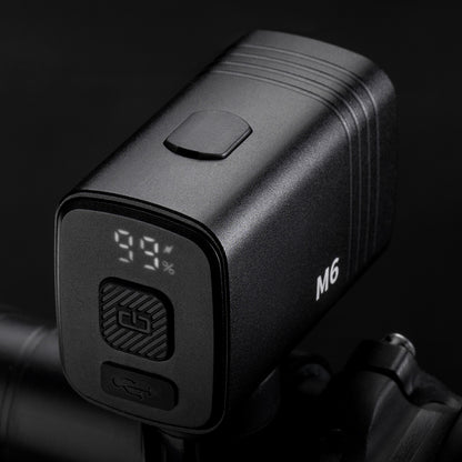 Rockbros M6 1000 lm front rechargeable bike light 2800 mAh - black_4